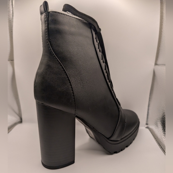 MARCO REPUBLIC Boston Black Combat Boots - Picture 5 of 10